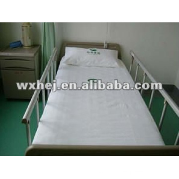 Folha de cama de hospital conjunto de algodão nuvem por medline equipado flat &amp; pillow 3 pcs conjunto de cama de hospital